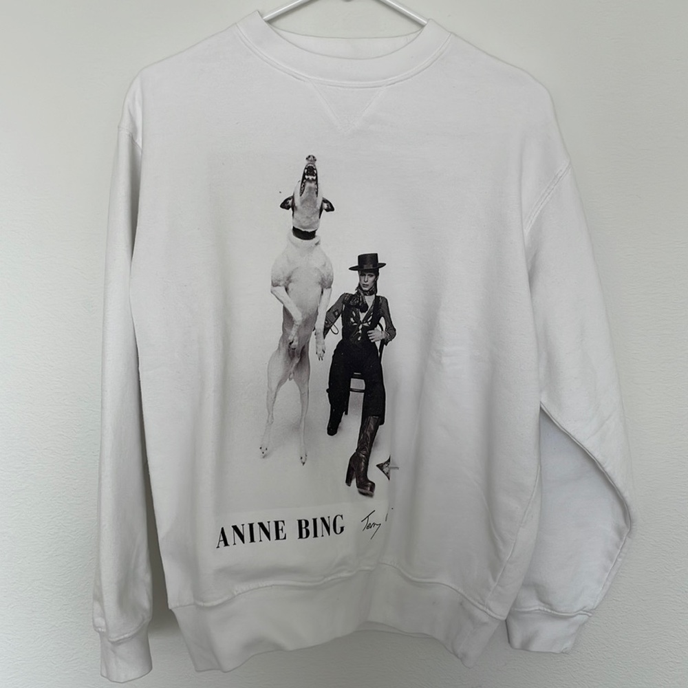 NWT Anine Bing Terry O’Neill Sweatshirt